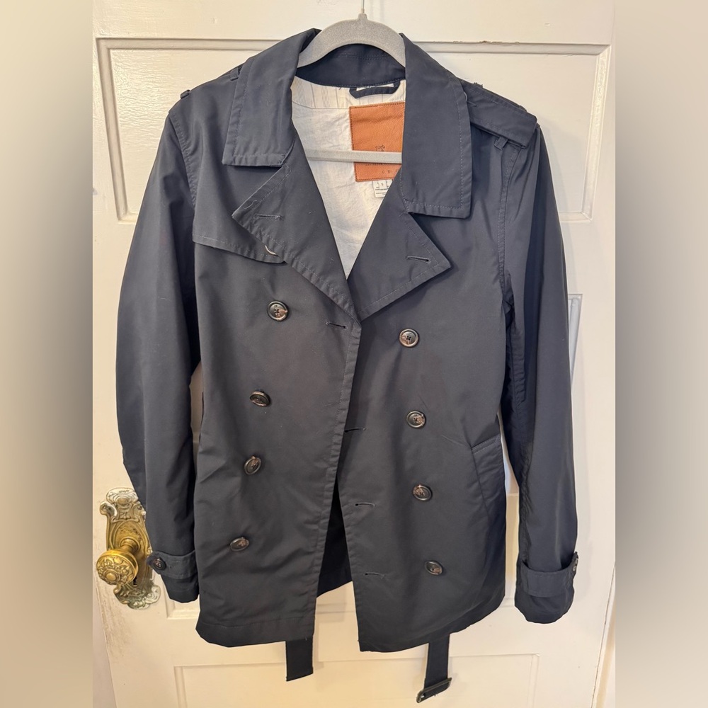 Scotch & Soda Navy Double-Breasted Jacket SZ Small UVGC